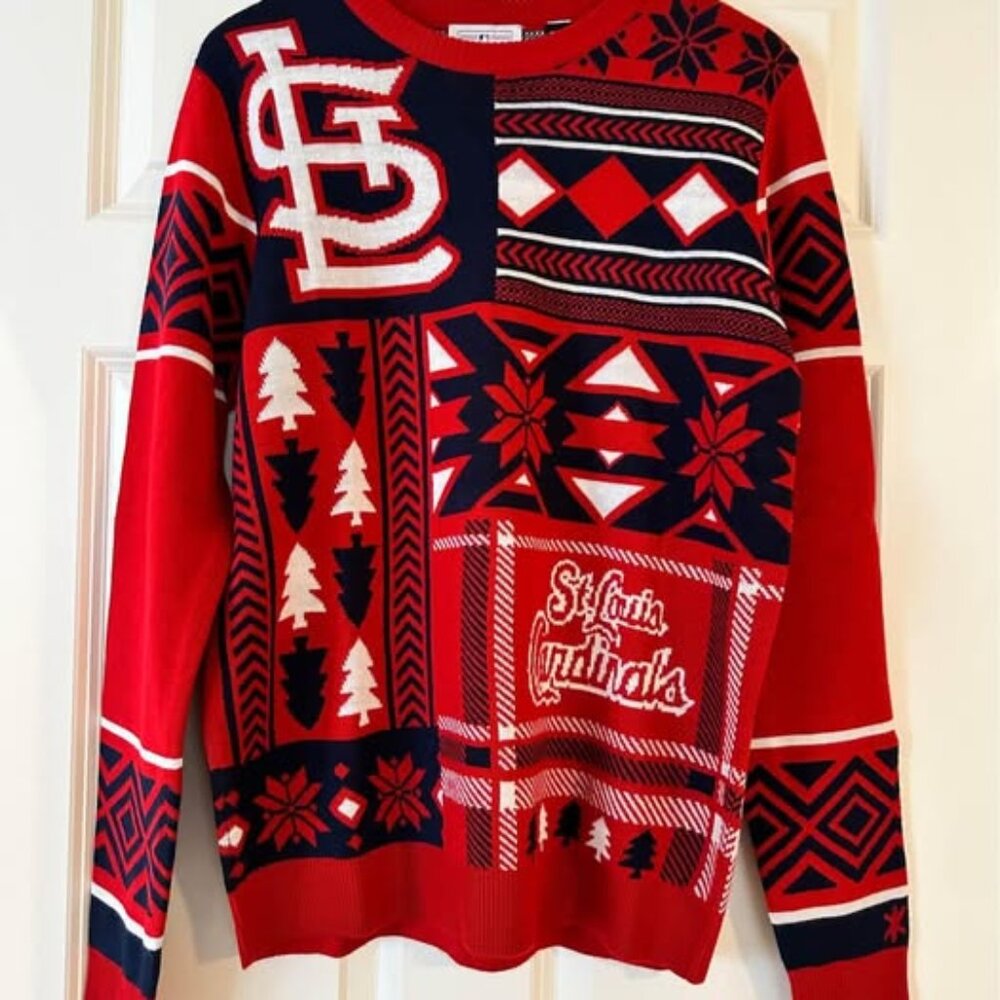 St. Louis Cardinals Official MLB Christmas Sweater (Men’s M)